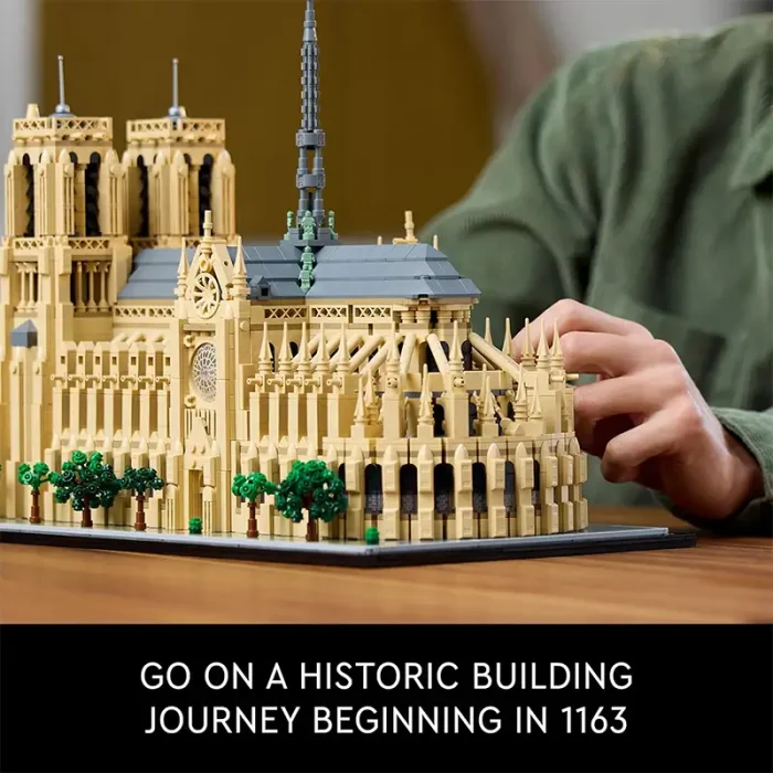 اسباب بازی لگو 1757 تکه نوتردام پاریس NOTRE DAME DE PARIS کد T2106