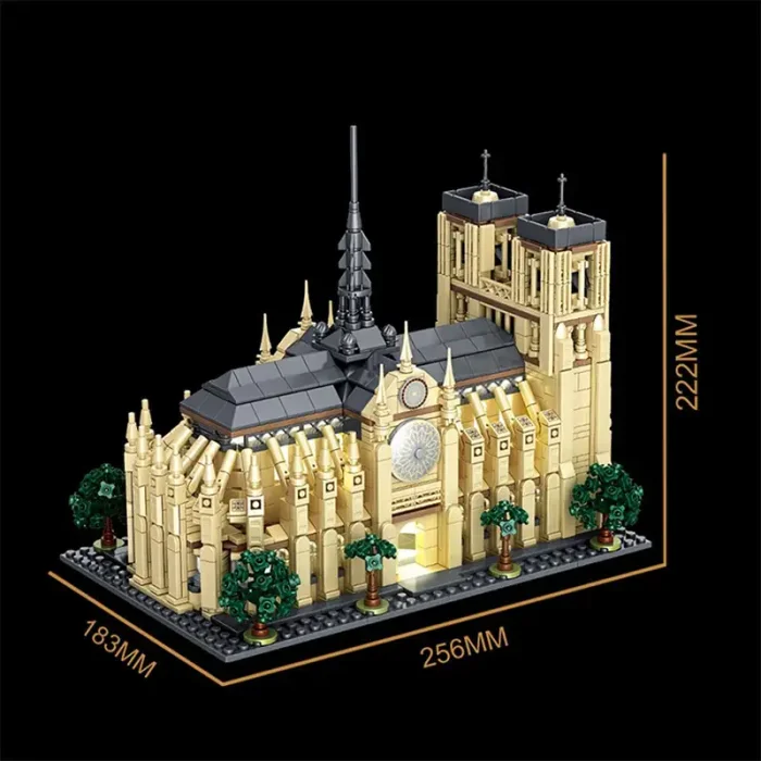 اسباب بازی لگو 1757 تکه نوتردام پاریس NOTRE DAME DE PARIS کد T2106