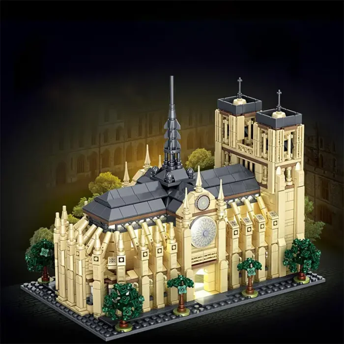اسباب بازی لگو 1757 تکه نوتردام پاریس NOTRE DAME DE PARIS کد T2106