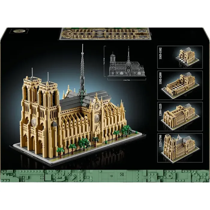 اسباب بازی لگو 1757 تکه نوتردام پاریس NOTRE DAME DE PARIS کد T2106