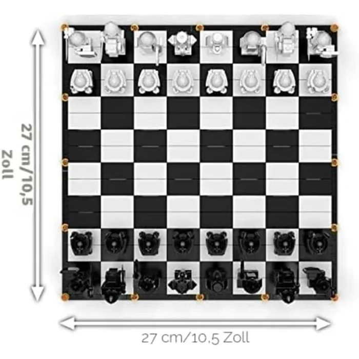 اسباب بازی لگو شطرنج هری پاتر 876 تکه HOGWART WIZARDS CHESS کد H17008