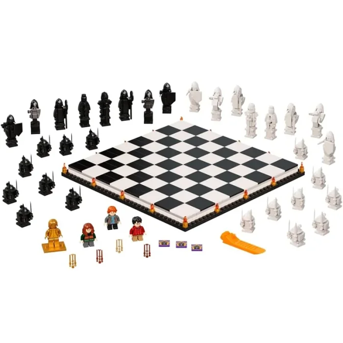 اسباب بازی لگو شطرنج هری پاتر 876 تکه HOGWART WIZARDS CHESS کد H17008