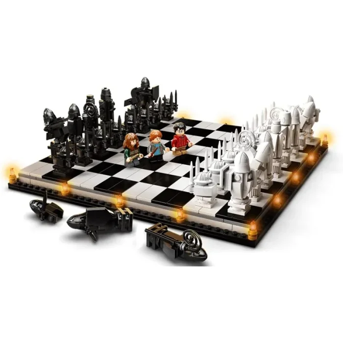 اسباب بازی لگو شطرنج هری پاتر 876 تکه HOGWART WIZARDS CHESS کد H17008