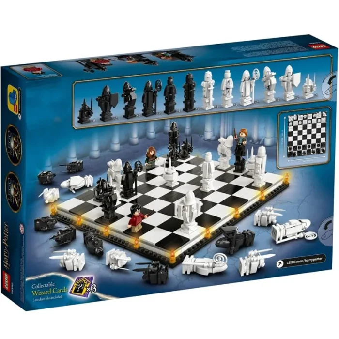اسباب بازی لگو شطرنج هری پاتر 876 تکه HOGWART WIZARDS CHESS کد H17008