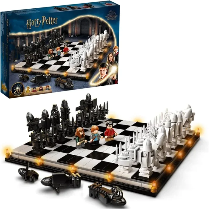 اسباب بازی لگو شطرنج هری پاتر 876 تکه HOGWART WIZARDS CHESS کد H17008