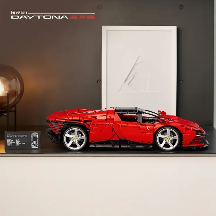 لگو ماشین مسابقه 3778 تکه فراری FERRARI DAYTONA SPB کد  P/006/A
