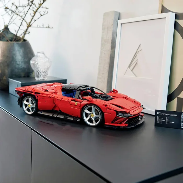 لگو ماشین مسابقه 3778 تکه فراری FERRARI DAYTONA SPB کد  P/006/A