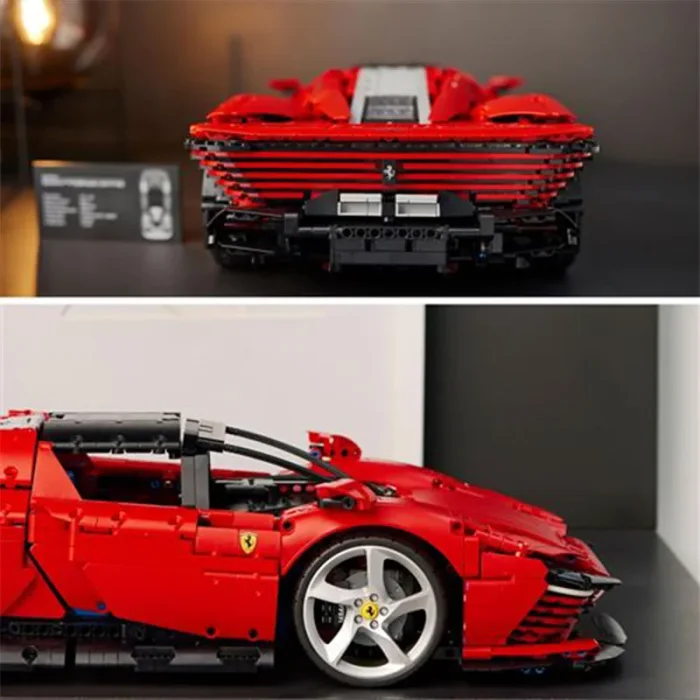 لگو ماشین مسابقه 3778 تکه فراری FERRARI DAYTONA SPB کد  P/006/A