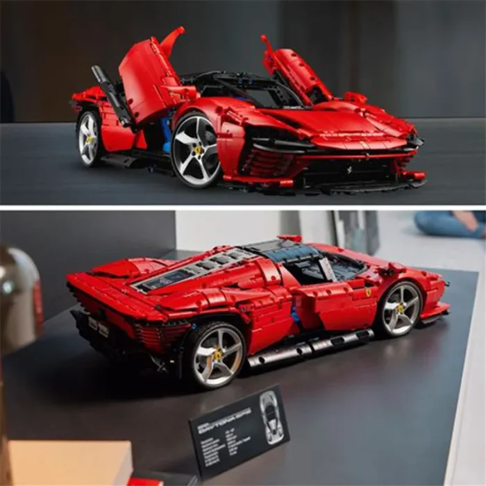 لگو ماشین مسابقه 3778 تکه فراری FERRARI DAYTONA SPB کد  P/006/A