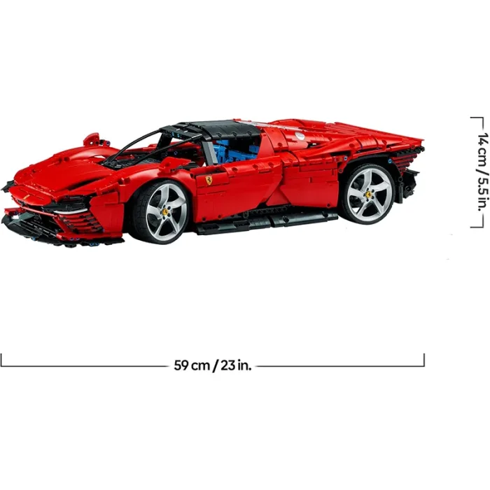 لگو ماشین مسابقه 3778 تکه فراری FERRARI DAYTONA SPB کد  P/006/A