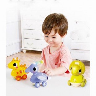 اسباب بازی موزیکال طرح دایناسور آبی هولی تویز Huile Toys مدل P/6110/AB