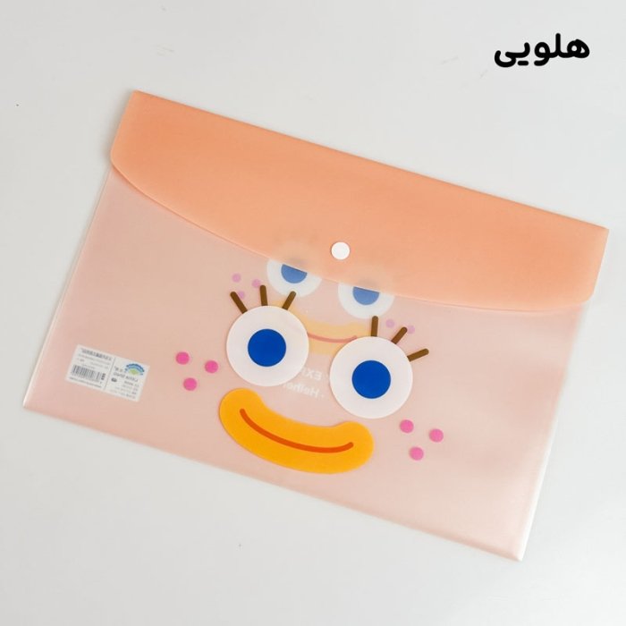 کاور A4 دکمه ای فانتزی طرح صورت کد CXQ835