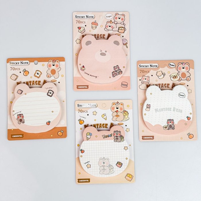 استیک نوت فانتزی طرح خرس کد A034