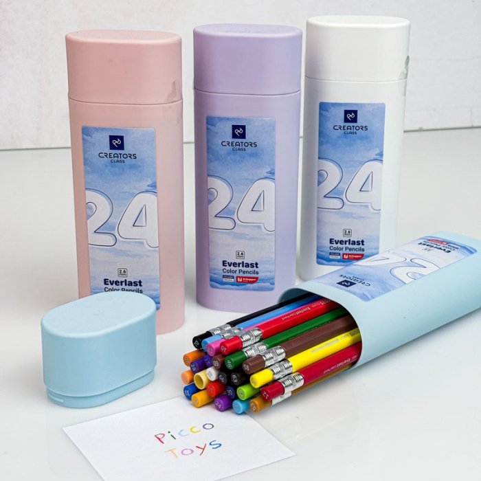 مداد رنگی اتودی 24 رنگ CREATOR با تراش کد CP2624