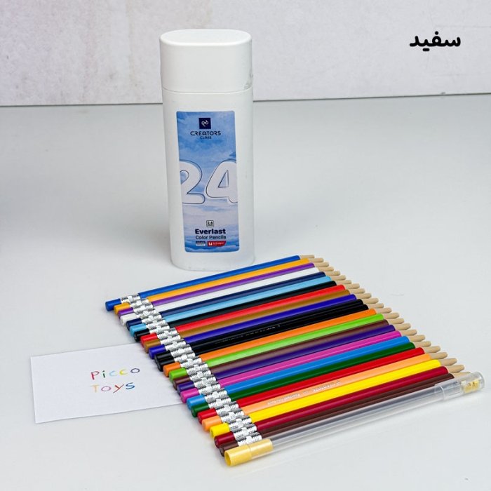 مداد رنگی اتودی 24 رنگ CREATOR با تراش کد CP2624