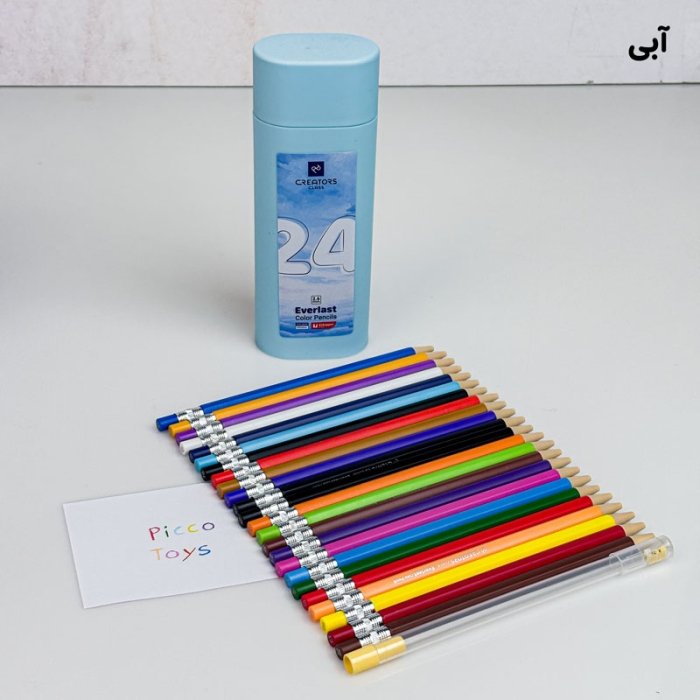 مداد رنگی اتودی 24 رنگ CREATOR با تراش کد CP2624