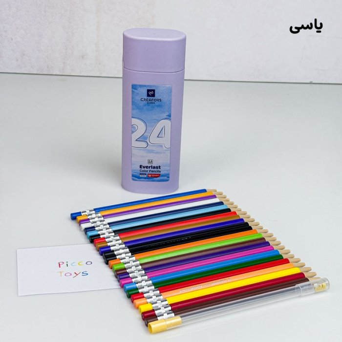 مداد رنگی اتودی 24 رنگ CREATOR با تراش کد CP2624