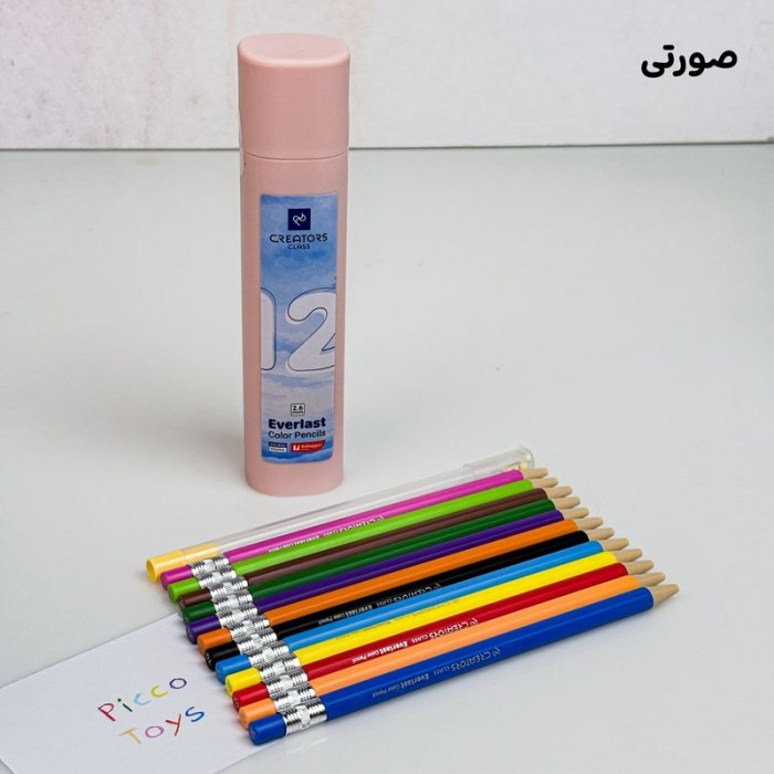 مداد رنگی اتودی 12 رنگ CREATOR با تراش کد CP2612