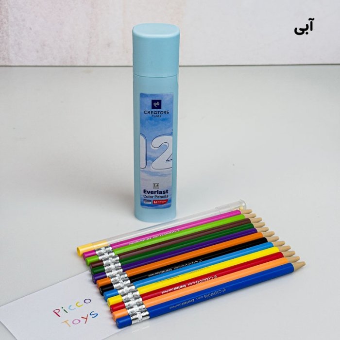 مداد رنگی اتودی 12 رنگ CREATOR با تراش کد CP2612