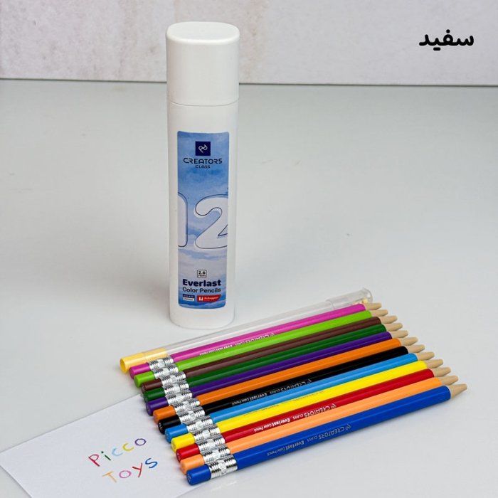 مداد رنگی اتودی 12 رنگ CREATOR با تراش کد CP2612