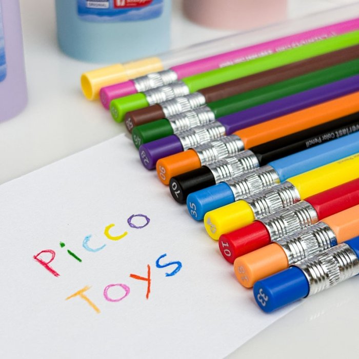 مداد رنگی اتودی 12 رنگ CREATOR با تراش کد CP2612