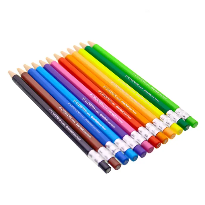 مداد رنگی اتودی 12 رنگ CREATOR با تراش کد CP2612