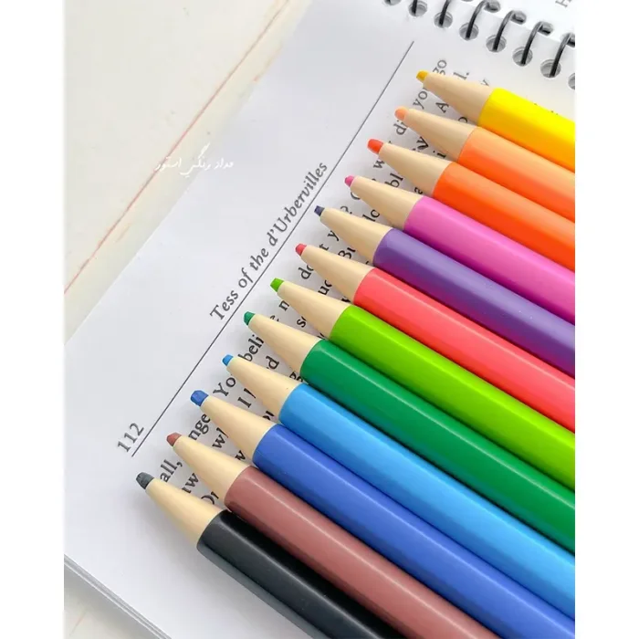 مداد رنگی اتودی 12 رنگ CREATOR با تراش کد CP2612