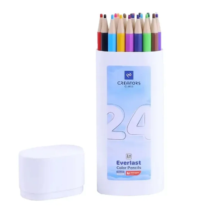 مداد رنگی اتودی 24 رنگ CREATOR با تراش کد CP2624