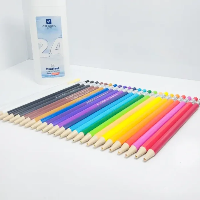 مداد رنگی اتودی 24 رنگ CREATOR با تراش کد CP2624
