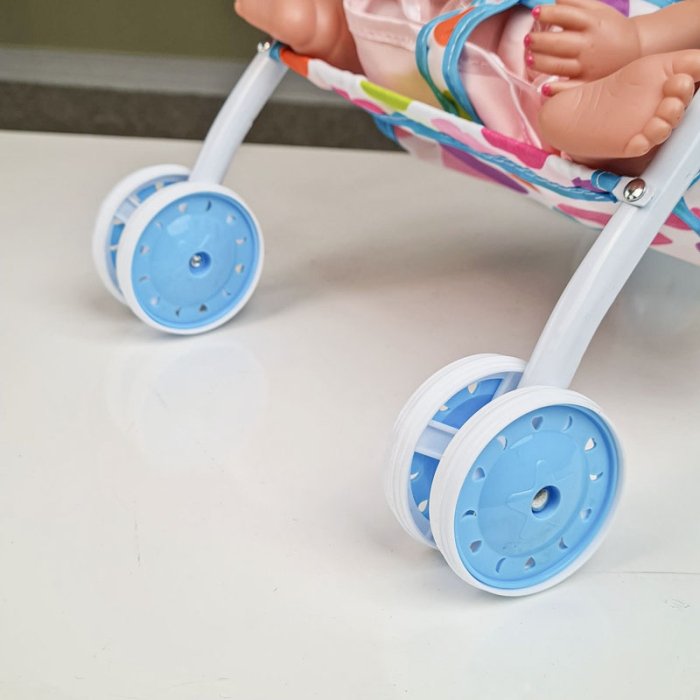 کالسکه عروسک خال خالی کد 45809