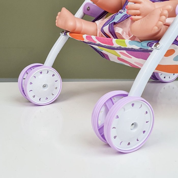 کالسکه عروسک خال خالی کد 45809