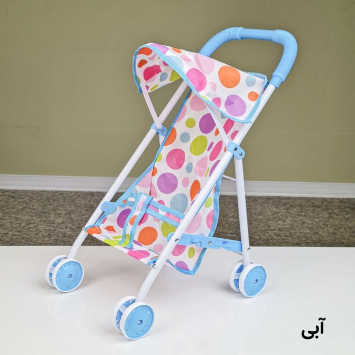 کالسکه عروسک خال خالی کد 45809