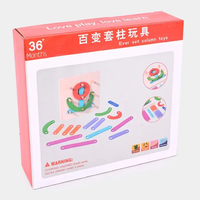 اسباب بازی ساختنی چوبی SET COLUMN TOYS  کد 7442531