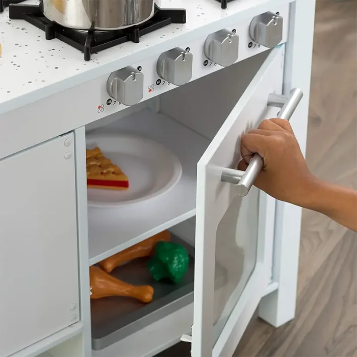 آشپزخانه کودک چوبی کیدکرفت مدل KidKraft Little Cook's Work Station Kitchen کد 53407