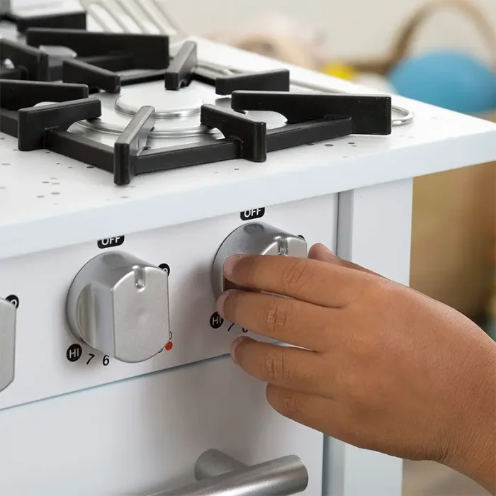 آشپزخانه کودک چوبی کیدکرفت مدل KidKraft Little Cook's Work Station Kitchen کد 53407