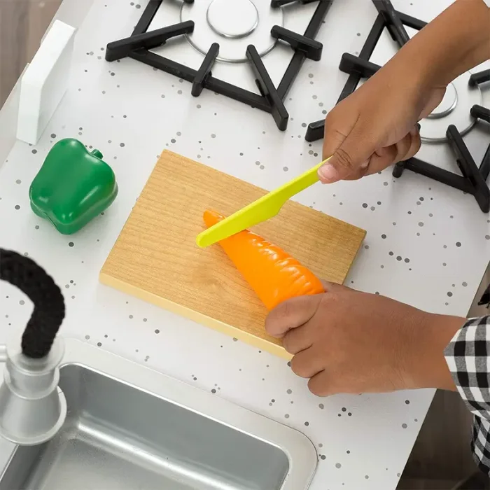 آشپزخانه کودک چوبی کیدکرفت مدل KidKraft Little Cook's Work Station Kitchen کد 53407