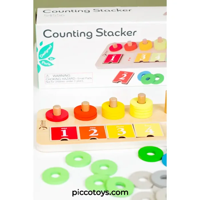 تخته چوبی شمارش اعداد کلاسیک ورلد Classic World Counting Stacker کد 54556