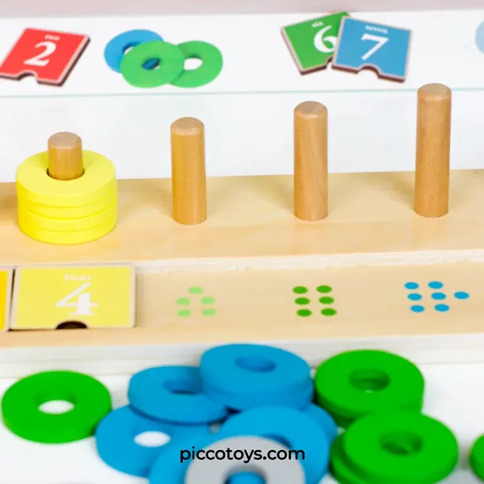 تخته چوبی شمارش اعداد کلاسیک ورلد Classic World Counting Stacker کد 54556