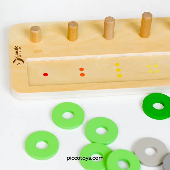 تخته چوبی شمارش اعداد کلاسیک ورلد Classic World Counting Stacker کد 54556