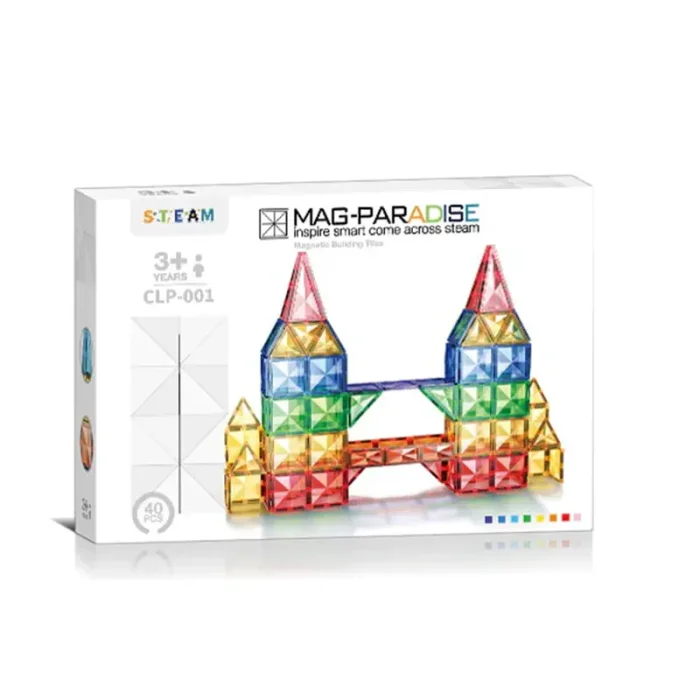 اسباب بازی کاشی مغناطیسی 40 تکه کد BLK3098