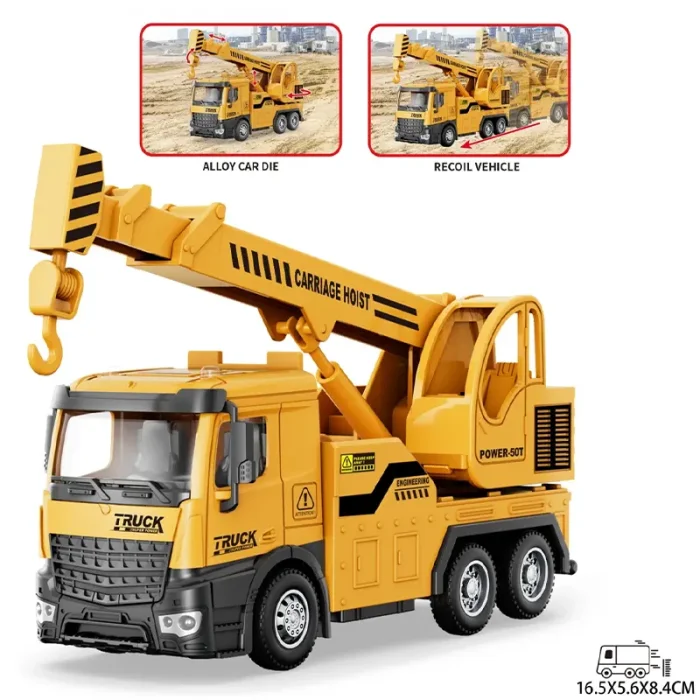 اسباب بازی ماشین راهسازی مدل جرثقیل قدرتی کد RJ69687