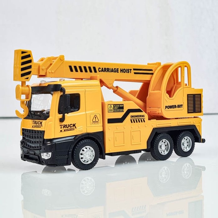 اسباب بازی ماشین راهسازی مدل جرثقیل قدرتی کد RJ69687