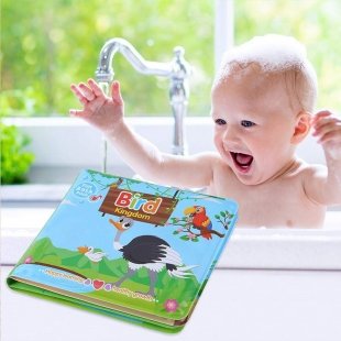کتاب حمام کودک طرح اردک و اسب آبی مدل 0957