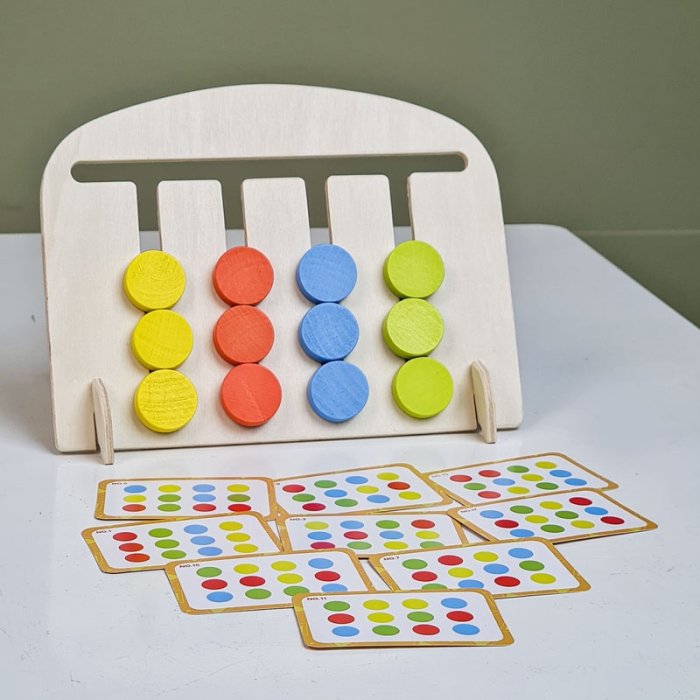 اسباب بازی تطبیق چوبی حیوانات کد JHTOY878