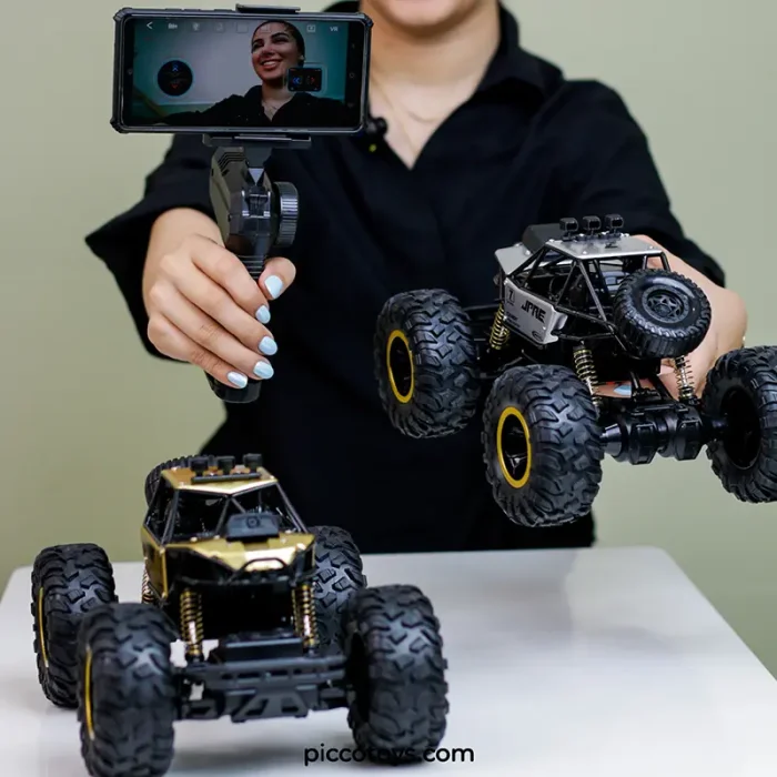 ماکت ماشین کنترلی آفرود با دوربین TRUCK ROCK CRAWLER کد 2093