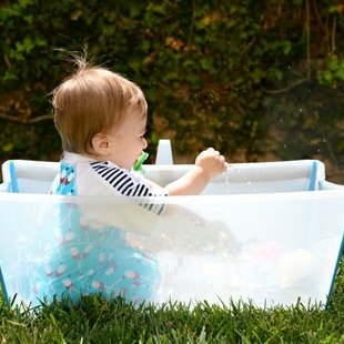 وان حمام جمع شونده به همراه ساپورت stokke