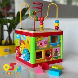 اسباب بازی مکعب هوش چوبی کد 0184