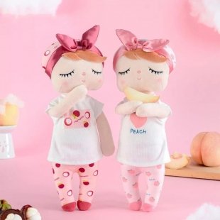 عروسک آنجل با لباس هلو کد 91272