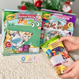 حروف و اشکال مگنتی 52 تکه crayola کد 994802