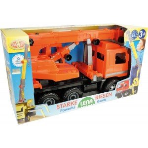 power giants crane truck orangeکد2177